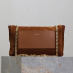 Saint Laurent Reversible Medium Kate In Suede